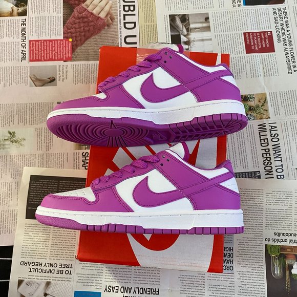 Nike Shoes - Nike Dunk low university brand new Active Fuchsia GS